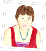 Dr. M drawing copyright 2008 Liz K. Lawner