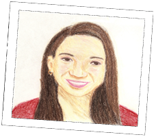 Molly drawing copyright 2008 Liz K. Lawner